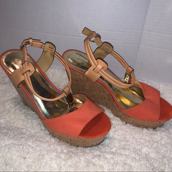 Coach wedge sandals women's lindle platform - Picture 14 of 16